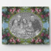 Rote Äpfel auf Bäumen ergänzen Ihr Foto Fotoplatte (Vorderseite)