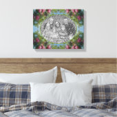 Rote Äpfel auf Bäumen kreieren Ihr eigenes Foto Leinwanddruck (Insitu (Schlafzimmer))