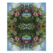 Rote Äpfel auf Baummalerei Abstrakt 8x10 Fotodruck (Vorne)