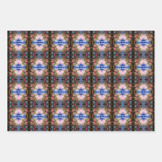 Rote Äpfel auf Baummalerei Abstrakt Personalisiert Geschenkpapier Set (Vorderseite 2)