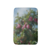 Rote Äpfel auf Baummalerei Badematte (Vorderseite Vertikal)