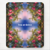 Rote Äpfel auf Baummalerei Personalisiert Mousepad (Vorne)