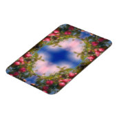 Rote Äpfel auf Baumrahmen hinzufügen Ihr Foto Magnet (Linke Seite)