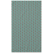 Rote Äpfel auf Emerald Aquamarin Tablecloth Tischdecke (Vorderseite)