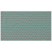 Rote Äpfel auf Emerald Aquamarin Tablecloth Tischdecke (Vorderseite (Horizontal))
