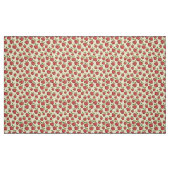 Rote Äpfel auf gelbem Hintergrund Design Art Stoff (Fat Quarter (45,7 x 55,9 cm))