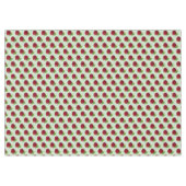 Rote Äpfel auf hellgrün Tischdecke (Vorderseite (Horizontal))