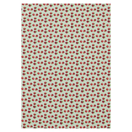 Rote Äpfel auf hellgrünem Tablettlappen Tischdecke (Vorderseite)