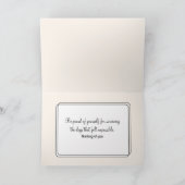 Rote Äpfel aus Holz Karte (Innenseite)