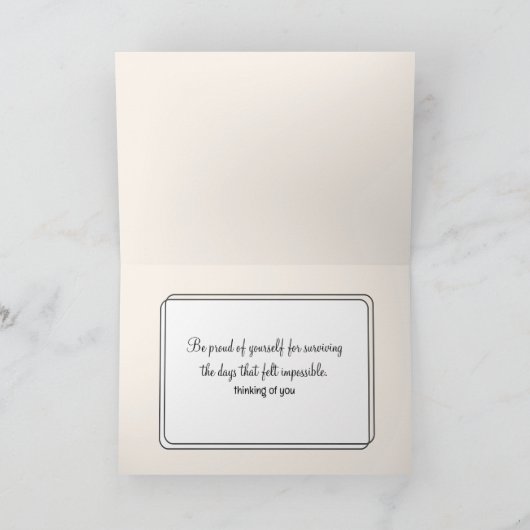 Rote Äpfel aus Holz Karte (Innenseite)