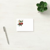 Rote Äpfel Botanischer Lehrer Name 4x3 Post-it Klebezettel (Büro)