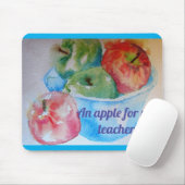 Rote Äpfel ein Apfel für meine Teacher Maus matt P Mousepad (Mit Mouse)