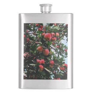 Rote Äpfel Flachmann