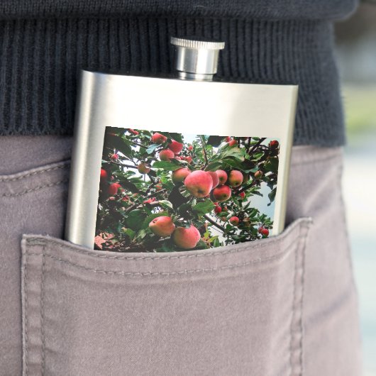 Rote Äpfel Flachmann (Beispiel)