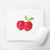 Rote Äpfel Fruchtfarbene Lehrerin Geschenk Mousepad (Mit Mouse)