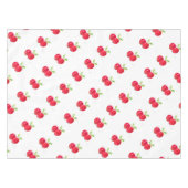 Rote Äpfel Fruchtiges Gemälde Gärtner Geschenk Tischdecke (Vorderseite (Horizontal))