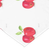 Rote Äpfel Fruchtiges Gemälde Gärtner Geschenk Tischdecke (Schrägansicht)