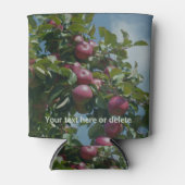 Rote Äpfel für die Ernte Personalisiert Dosenkühler (Vorderseite)