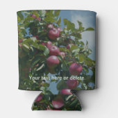 Rote Äpfel für die Ernte Personalisiert Dosenkühler (Rückseite)