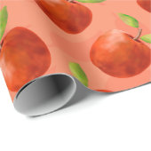 Rote Äpfel Geschenkpapier (Rolleneckpunkt)