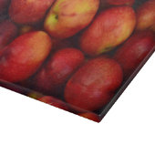 Rote Äpfel Grafik Schneidebrett (Ecke)