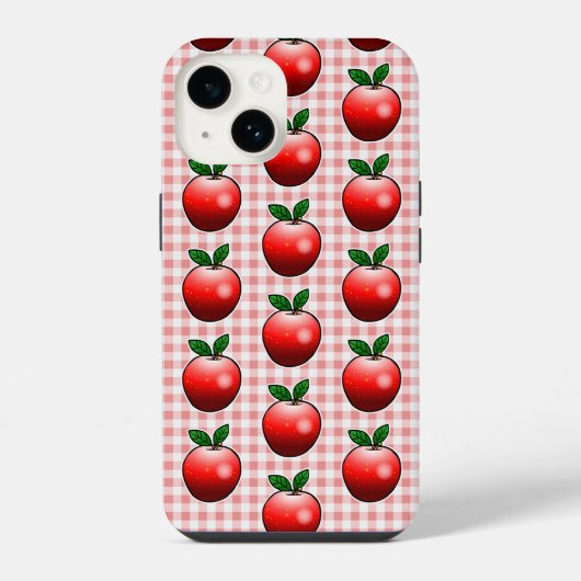 Rote Äpfel iPhone Hülle (Rückseite)