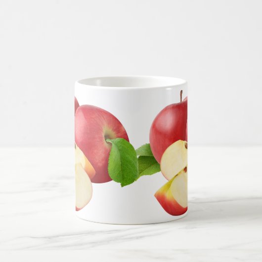 Rote Äpfel Kaffeetasse (Mittel)