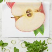 Rote Äpfel Küchentuch (Gefaltet)