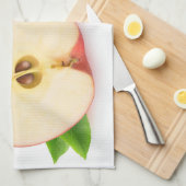 Rote Äpfel Küchentuch (Viertel Falte)