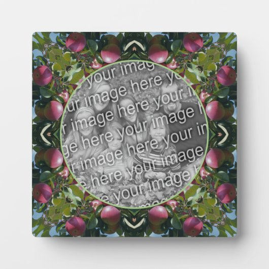 Rote Äpfel Naturkunst Neues Foto Fotoplatte (Vorderseite)