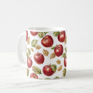 Rote Äpfel Obst Kaffeetasse