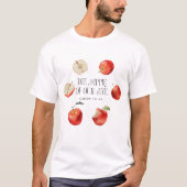 Rote Äpfel Papa zum T - Shirt (Vorderseite)