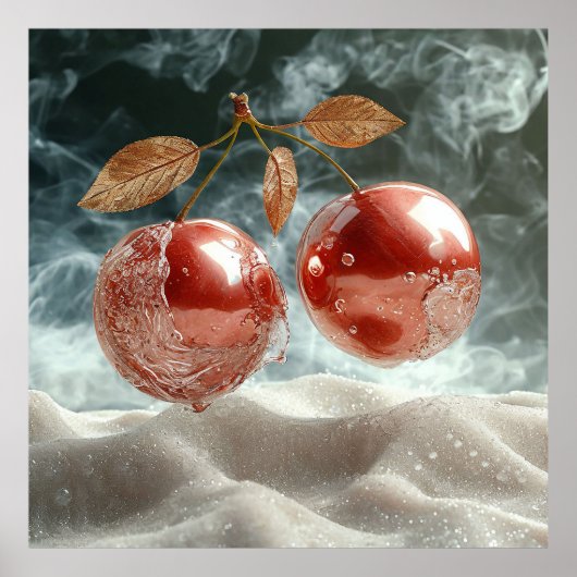 Rote Äpfel Poster (Vorne)