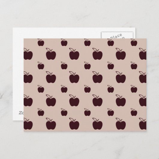 Rote Äpfel Postkarte (Vorne/Hinten)