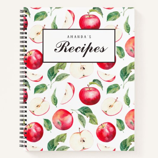 Rote Äpfel Rezept Buch (Vorderseite)