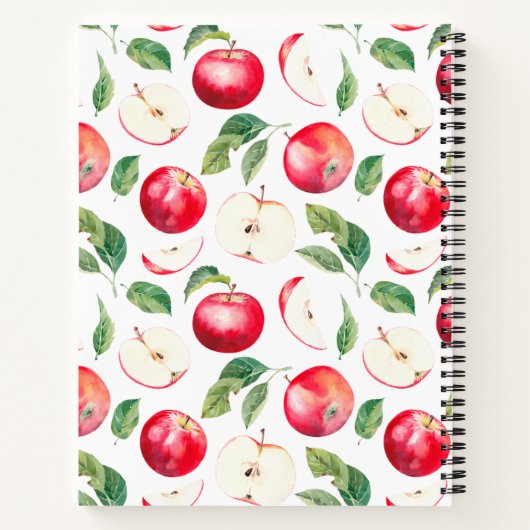 Rote Äpfel Rezept Buch (Rückseite)