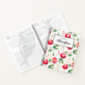 Rote Äpfel Rezept Buch (Innenseite)