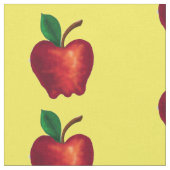 rote Äpfel Stoff (Nahaufnahme)