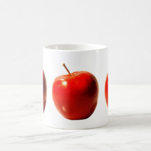 Rote Apfel-Tasse Kaffeetasse