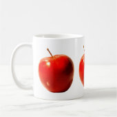 Rote Apfel-Tasse Kaffeetasse (Links)