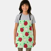 Rote Äpfel und Halbäpfel Schürze (Insitu)