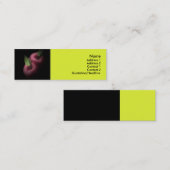 Rote Apfel-Visitenkarte Mini Visitenkarte (Vorne/Hinten)