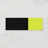 Rote Apfel-Visitenkarte Mini Visitenkarte (Rückseite)