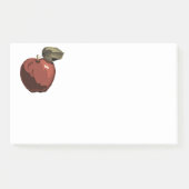Rote Apfeldarstellung Post-it Klebezettel (Vorderseite)