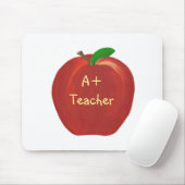 Rote Apfelmalerei, Mousepads für Lehrer (Mit Mouse)