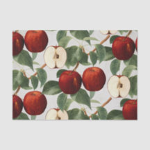 Rote ÄpfelVintager botanischer Watercolor