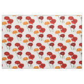 Rote Aquarellmohn Stoff (Fat Quarter (45,7 x 55,9 cm))