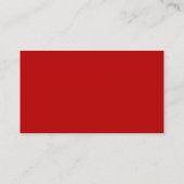 Rote Armbanduhr Visitenkarte (Rückseite)