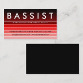 Rote Armbanduhr Visitenkarte (Vorne/Hinten)