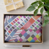 Rote Armbanduhren und farbige Pixel Seidenpapier (Geschenk)
